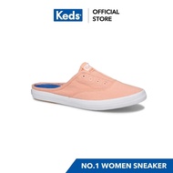 KEDS WF61989 Moxie Mule Seasonal Solids CORAL Women's Slip-on Sneakers Orange good