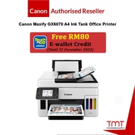 Canon Maxify GX6070 A4 Printer Auto Duplex Print, Scan, Copy | 2.7"Touch LCD | Wireless, Lan, USB | 