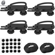 Roof Box Mounting Fitting Kit Heavy Duty Roof Box U-Bolt Clamp Kit Universal Durable Roof Rack Bracket KitSHOPCYC2894