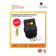 *READY STOCK* Autogate Door Remote Control SMC5326 330MHz 433MHz Auto Gate (Free Battery)