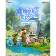FUNISM Pokemon Enjoy Eevee Series Blind Box Figure Fashionable Blind Box Figure Models Movable Toys 