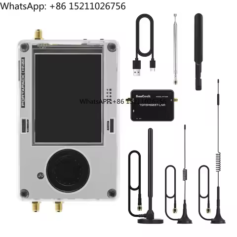 R10C + H4MS HackRF One R10C V2.2.0 SDR Radio MAX2837 and Portapack H4MS W/ 5 Antennas + LNA