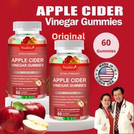Mulittea Organic Apple Cider Vinegar Gummies Viên kẹo giấm táo Apple Cider giúp giảm cân tăng sức kh