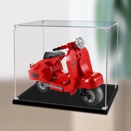 Acrylic Popmart Display Box For Lego 40517 Vespa Figurine Case Transparent Storage Box