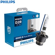 หลอดไฟซีนอน Philips อัลตินอนซ่อน D1S D2S D3S D2R WXX2 D4S 35W 6000K หลอดไฟซีนอนสีขาวนวลหลอดไฟรถไฟหน้