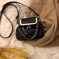 beg kuromi bonia handbag original 2024 beg emas asli gaya baru beg lipat mudah alih retro beg perseg