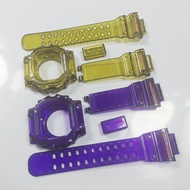 Ice Transparent Silicone Watchband Bezel For GX56 GX56BB Rubber Sports Waterproof Watch Strap Watch 