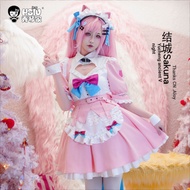 [Anime Dimensional] Virtual Idol cosplay Yuuki さくな Sakuna Yuuki Na cos Clothing Full Set Minato Akuy