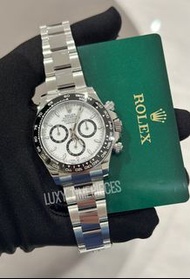 ROLEX DAYTONA 126500LN WHITE 12/2023 NEW FULL SET