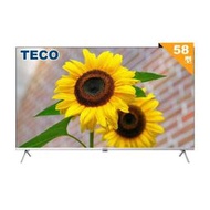 TECO東元 58吋 4K UHD連網Google TV 液晶電視 液晶顯示器 TL58GU2TRE