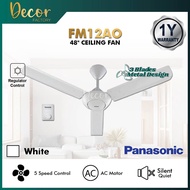 Panasonic Fan Panasonic FM12AO 48" Panasonic FM15AO 60" 3 Blades Regulator Ceiling Fan F-M15AO F-M12