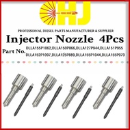 4Pcs Diesel Injector Nozzle Tips 093400-1062 DLLA155P1062 for Toyota Fortuner Hilux Land Cruiser Pra
