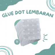 Glue Dots Balloon | Balloon Glue Sheet contains 20 dots