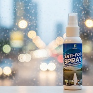ANTI FOG SPRAY 100ml, anti-FOG SPRAY, glass dew remover, rain dew remover, anti-FOG liquid, liquid d