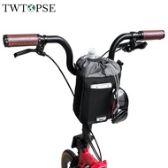 TWTOPSE 2L Folding Bike Bag For Brompton Birdy Dahon 3SIXTY Handlebar Saddle Water Bottle Bags With Shoulder Strap Accessory