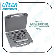 ENT DIAGNOSTIC SET (Miller) ADULT/PEDIA LARYNGOSCOPE SET with Battery Handle ~ OLTEN INSTRUMENTS
