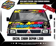 Stiker Cabin PickUp L300.Bebas Custom Desain