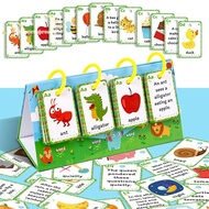 [Han-t] Sentence Building Flip Chart, Sentence Making Training Based On Pictures, Sentence Builder G