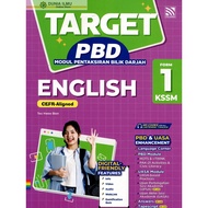 BUKU LATIHAN : TARGET PBD MODUL PENTAKSIRAN BILIK DARJAH ENGLISH CEFR-ALIGNED FORM 1 KSSM ( 2025 )
