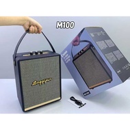 【รุ่นใหม่】 M100 ลำโพง แบบ3ตัวปรับ ลำโพงบลูทูธ ลำโพงบลูทูธเบสหนัก ไร้สายลำโพงพกพา ใช้ได้กีตาร์ AUX/T