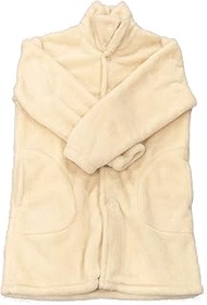 Arie Loungewear, Soft to the Touch, Warm, Pokka Ivory, 24.4 x 21.3 x 34.6 inches (62 x 54 x 88 cm)
