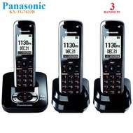 (REFURBISHED)  Panasonic KX-TG7433B Dect 6.0 Digital Cordless Phone