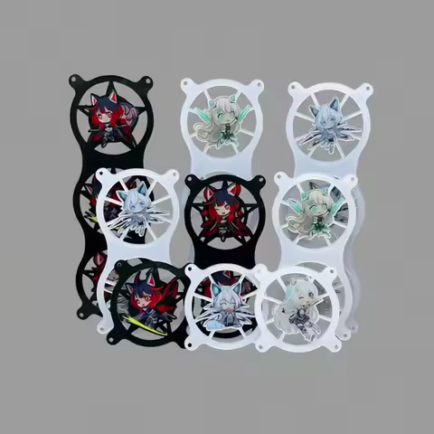 Customize 12cm PC Case Decorative Fan Cover 240cm 360cm Computer CPU Cooler Shroud