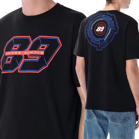 Martin 89 Outlines Martinator T-Shirt Mens Rider Graphic Motorbike Casual Short Sleeve Motorcycle Te