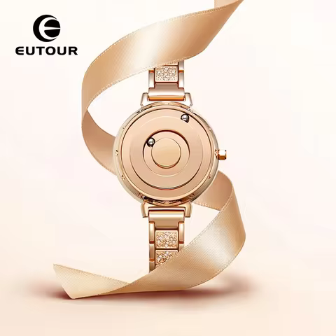 EUTOUR New Quartz Watch Limited Edition Luxury Homemade Jewellery Crystal Set Ladies Unisex Designer