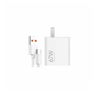 MI Fast Charger 67W ชุดสายชาร์จ ที่ชาร์จ 67W Turbo Charge สายชาร์จ หัวชาร์จ ชาร์จเร็ว Charger Kit