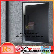 < 4' x 8' NYATOH > RR40NYT-BLK - Custom Full Solid Door | Modern door | pintu solid | pintu rumah | 