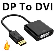 Display Port to DVI Cable Adapter Display Port DP to DVI Video Adapter Converter Cable for Laptop De