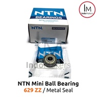 Mini Ball Bearing 629ZZ / 629 ZZ Metal Seal - As 9mm NTN Japan