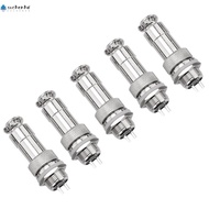 SUCHENHD 5Set Aviation Plug, Male Female 2Pin Aviation Plug Socket, Durable Plug Socket Connector GX