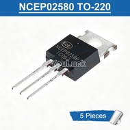 5pcs NCEP02580 TO-220 80A/250V N-Channel MOSFET Transistor New Original