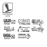 Cop pemegang plastik Rubber Stamp for Parent Teacher Students use [ Ready Stock] Good comments Sesua