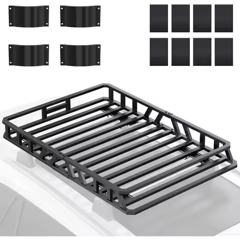 60 x 36 x 5 Heavy Duty Roof Rack Cargo Basket with 250LB Capacity for SUV Truck and Car Durable Carb
