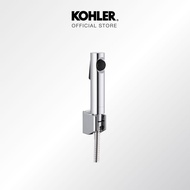 KOHLER Cuff Bidet Spray/Hygiene Spray with Wall Bracket and Hose K-98100XB-CP