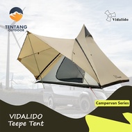 TentangOutdoor Tenda Teepee MS VIDALIDO 2-4P MS Pro Version Tent Camping Outdoor - Tenda Kanopi Camp