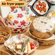 50 Sheets Air Fryer Paper Air Fryer Special Paper Tray High Temperature Resistant Air Fryer Paper Oil-Absorbing Sheets Oven Baking Non-Stick Household Paper Pad Air Fryer Paper