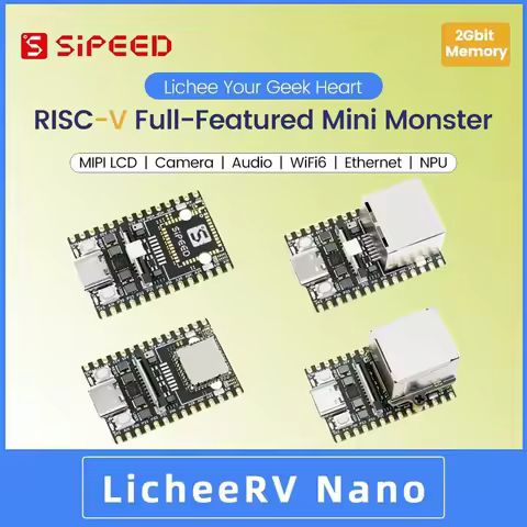 LicheeRV Nano SG2002 Sipeed WIFI6 Ethernet AI Visual RISCV 2Gbit DDR3 RISC-VC906 / A-RM A53 Optional