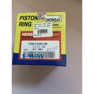 E-43.194 chappy Piston And Ring v50 chippy Number 1.00 With Latch And Lock Pin