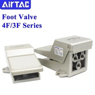 Airtac Foot Valve Pneumatic Foot Pedal Valve Cylnder Control 4F210-08L 3F210-08 Cylinder Controller 