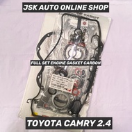 TOYOTA CAMRY 2.4 2AZ FULL SET ENGINE GASKET CARBON 04111-28100PGR BRAND IPE JAPAN