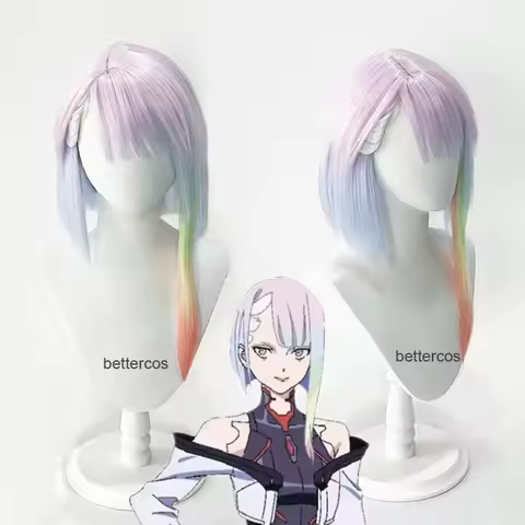 Anime Cyberpunk Edgerunners Lucy Cosplay Wig Anime Cyberpunk: Edgerunners Cosplay Lucyna Kushinada C