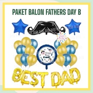 HAPPY FATHERS Balloon Package DAY B HAPPY Father's Day Decoration/