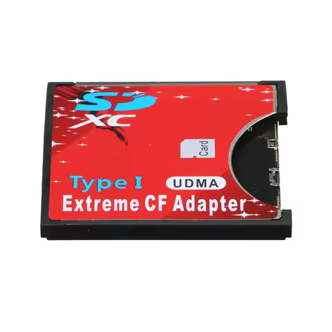 SD to CF Card Adapter to Standard Flash Type I Card Converter Adapter Card Reader for SLR Camera Sup