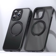 Magnetic Matte Case Ring Holder For ip 14 pro ip 14 promax ip 15 pro ip 15 promax ip 16 pro Iphone 1