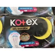 1 Pack of Kotex Super Night BVS 35cm (3 Pieces/Pack) - Always new expiry date