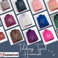 [18Color] Telekung Solat Travel Set Lightweight Mini Pouch Adult | Perfect For Gifts